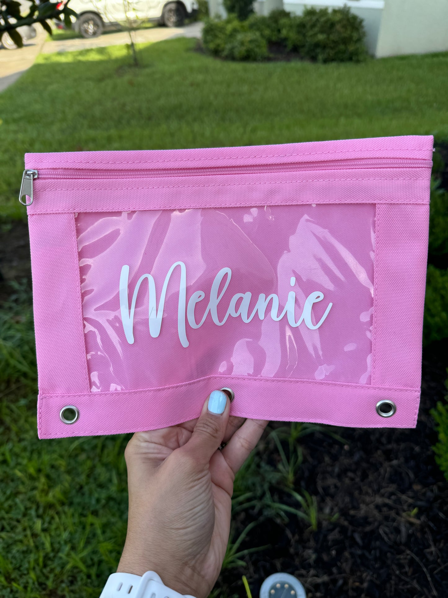 Personalized Solid Binder Pouch