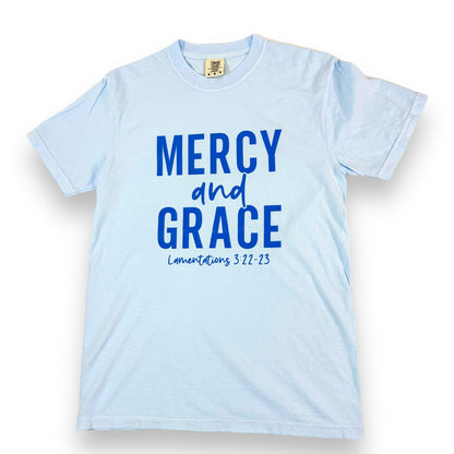 Mercy & Grace Blue Tee