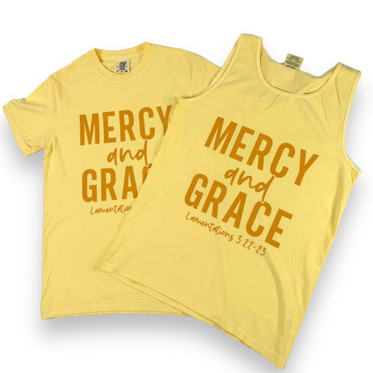 Mercy & Grace Yellow Tee